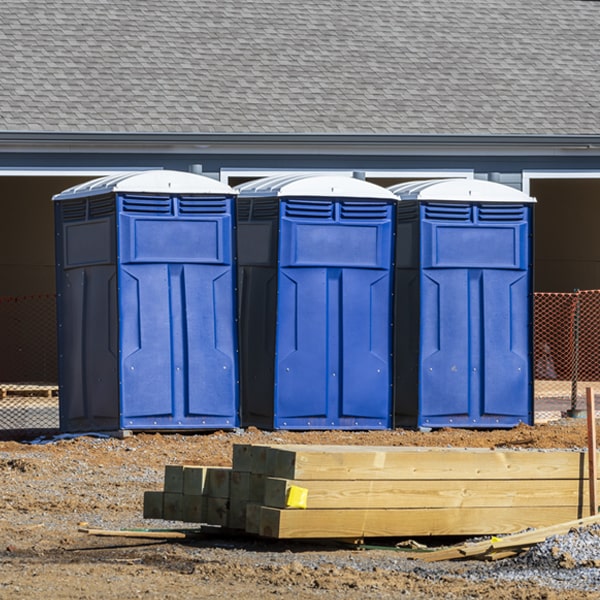 how can i report damages or issues with the porta potties during my rental period in Ellabell